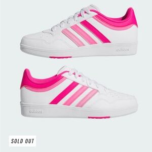 adidas HOOPS 4.0 White Shock Pink W